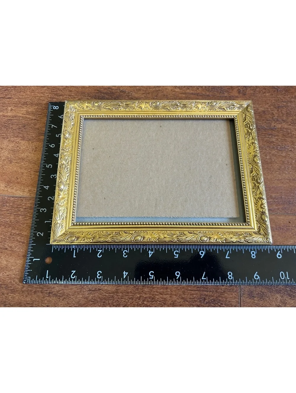 Vintage Ornate Gold Picture Frame 5x7 Inches